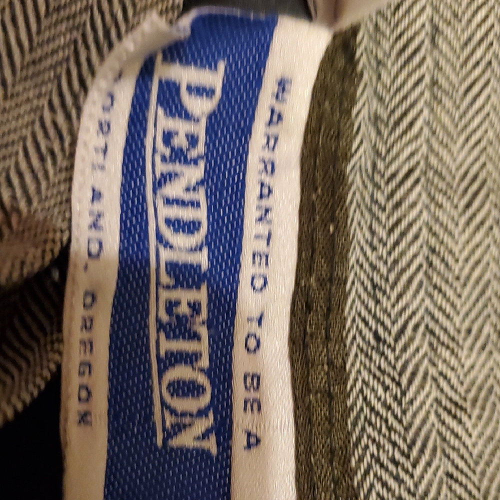 Pendleton Wool Chevron Texture Pants Size 14 - image 2